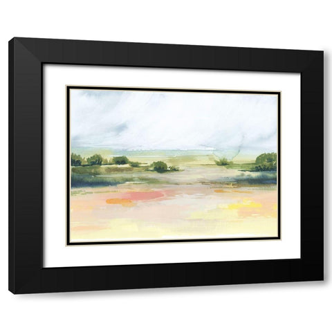Sunlit Marsh I Black Modern Wood Framed Art Print with Double Matting by Popp, Grace