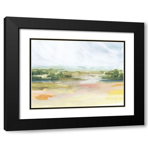 Sunlit Marsh II Black Modern Wood Framed Art Print with Double Matting by Popp, Grace