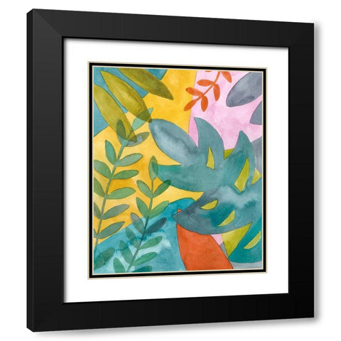 Fortunella I Black Modern Wood Framed Art Print with Double Matting by Zarris, Chariklia