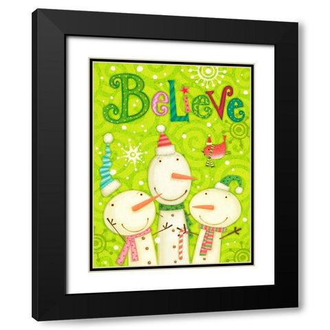 Bright Believe I Black Modern Wood Framed Art Print with Double Matting by Eisner, Viv