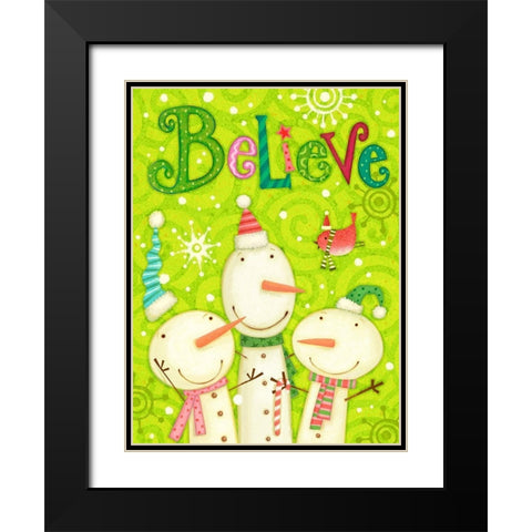 Bright Believe I Black Modern Wood Framed Art Print with Double Matting by Eisner, Viv