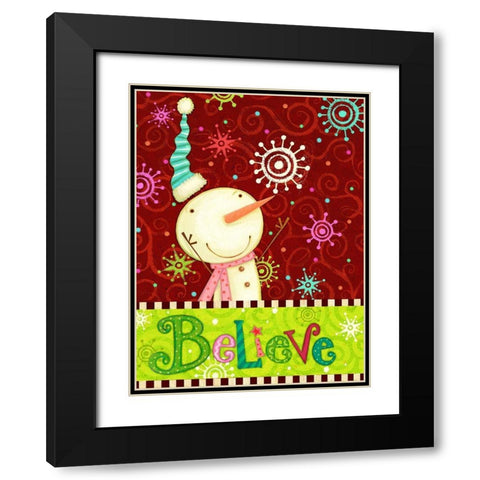 Bright Believe II Black Modern Wood Framed Art Print with Double Matting by Eisner, Viv