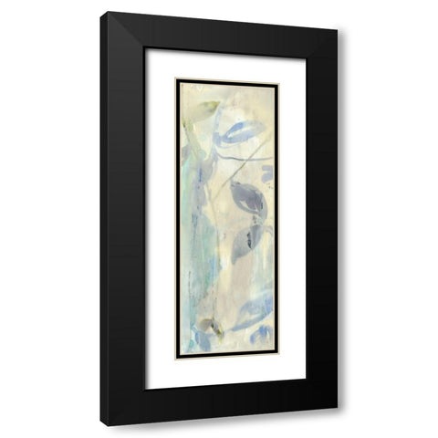 Veiled Flowers I Black Modern Wood Framed Art Print with Double Matting by Goldberger, Jennifer