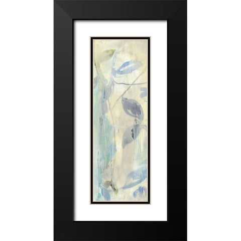 Veiled Flowers I Black Modern Wood Framed Art Print with Double Matting by Goldberger, Jennifer