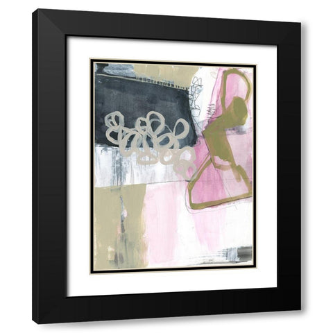 Olive Marks I Black Modern Wood Framed Art Print with Double Matting by Goldberger, Jennifer