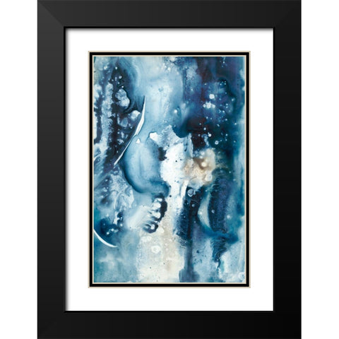 Peaceful Calm II Black Modern Wood Framed Art Print with Double Matting by Combs, Joyce