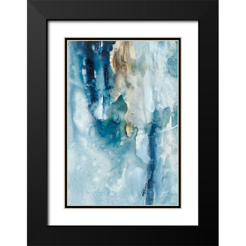 Peaceful Calm III Black Modern Wood Framed Art Print with Double Matting by Combs, Joyce