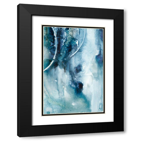 Peaceful Calm IV Black Modern Wood Framed Art Print with Double Matting by Combs, Joyce