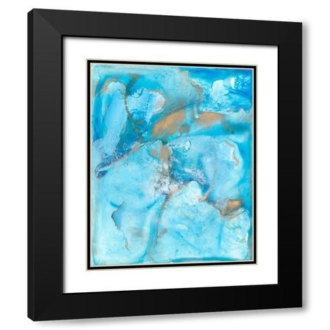 Aquarium II Black Modern Wood Framed Art Print with Double Matting by Combs, Joyce