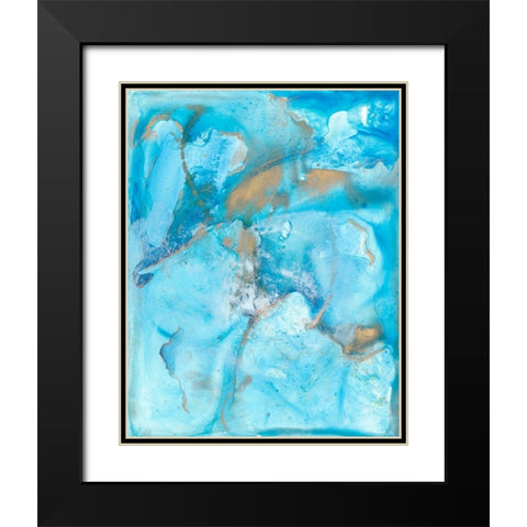 Aquarium II Black Modern Wood Framed Art Print with Double Matting by Combs, Joyce