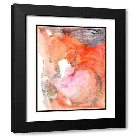 Lighting the Way II Black Modern Wood Framed Art Print with Double Matting by Combs, Joyce