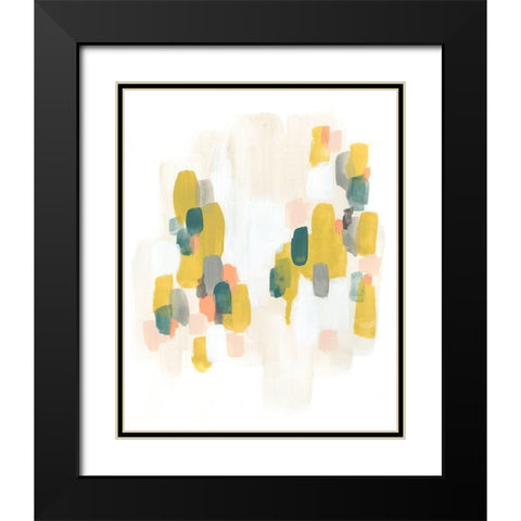 Verdant Spectrum I Black Modern Wood Framed Art Print with Double Matting by Vess, June Erica