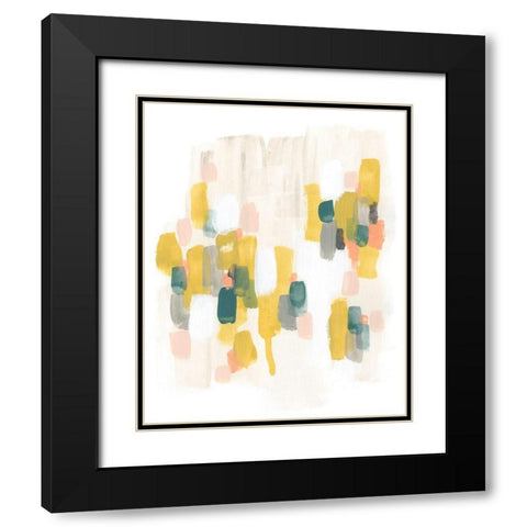 Verdant Spectrum II Black Modern Wood Framed Art Print with Double Matting by Vess, June Erica