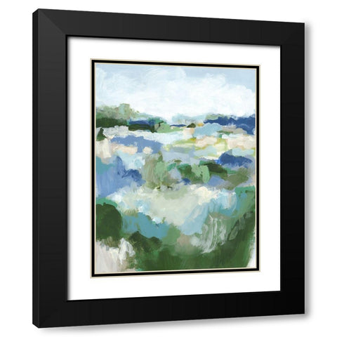 Country Dreams I Black Modern Wood Framed Art Print with Double Matting by Long, Christina