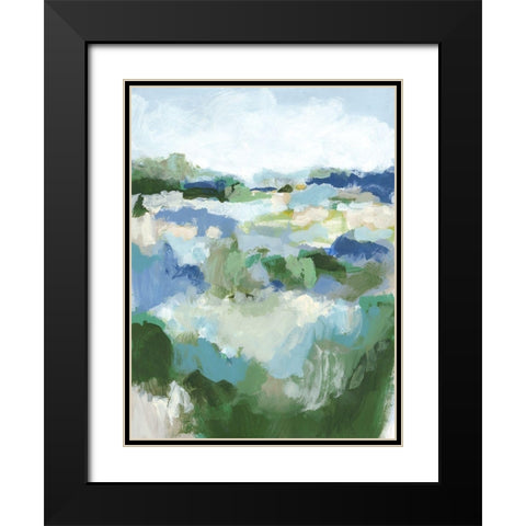 Country Dreams I Black Modern Wood Framed Art Print with Double Matting by Long, Christina