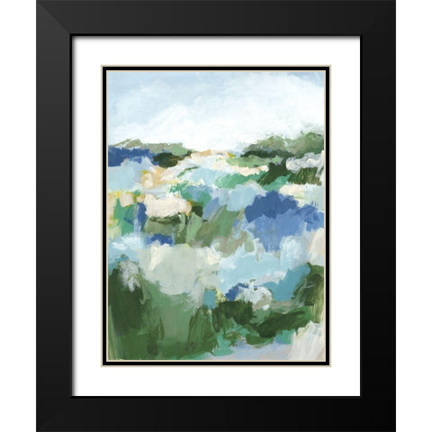 Country Dreams II Black Modern Wood Framed Art Print with Double Matting by Long, Christina