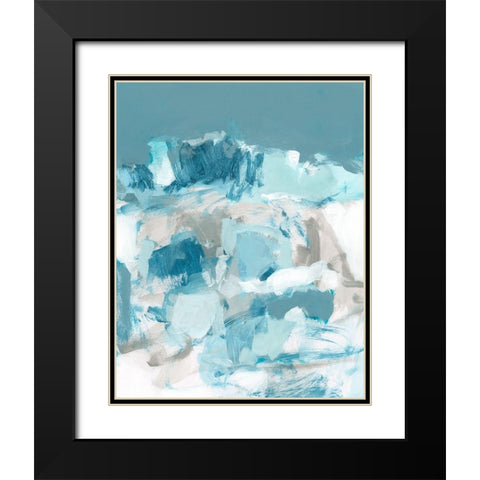 August I Black Modern Wood Framed Art Print with Double Matting by Long, Christina