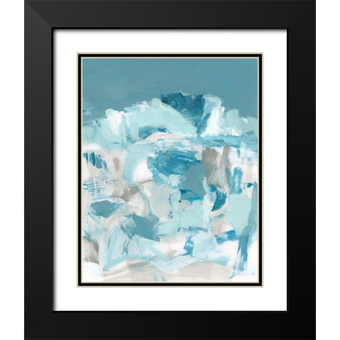 August II Black Modern Wood Framed Art Print with Double Matting by Long, Christina
