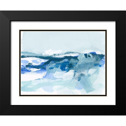Coastal II Black Modern Wood Framed Art Print with Double Matting by Long, Christina