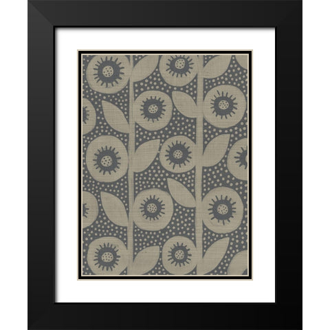 Paperwhite III Black Modern Wood Framed Art Print with Double Matting by Zarris, Chariklia