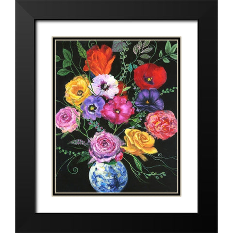 Fresh Picks I Black Modern Wood Framed Art Print with Double Matting by Joy, Julie
