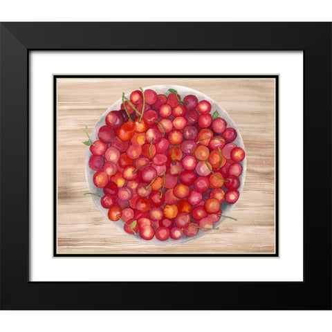 Bowls of Fruit IV Black Modern Wood Framed Art Print with Double Matting by Ludwig, Alicia