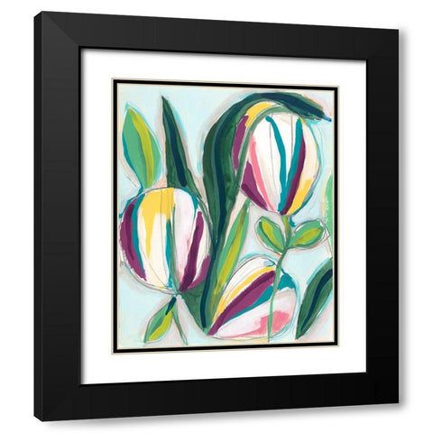 Bright Bounty I Black Modern Wood Framed Art Print with Double Matting by Vess, June Erica