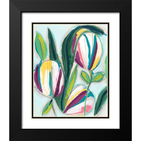 Bright Bounty I Black Modern Wood Framed Art Print with Double Matting by Vess, June Erica