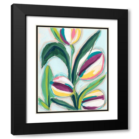 Bright Bounty II Black Modern Wood Framed Art Print with Double Matting by Vess, June Erica