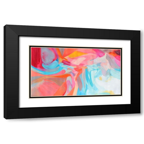 Balance of Independence I Black Modern Wood Framed Art Print with Double Matting by Orlov, Irena