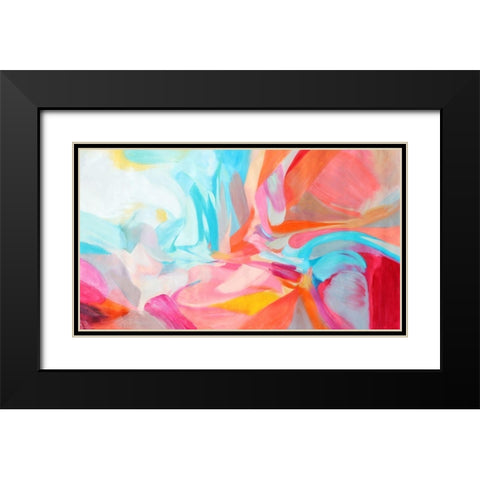 Balance of Independence II Black Modern Wood Framed Art Print with Double Matting by Orlov, Irena