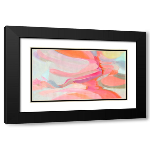 Impure Romance Black Modern Wood Framed Art Print with Double Matting by Orlov, Irena