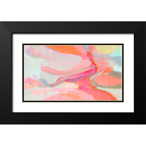 Impure Romance Black Modern Wood Framed Art Print with Double Matting by Orlov, Irena