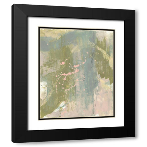 Op Splash I Black Modern Wood Framed Art Print with Double Matting by Goldberger, Jennifer