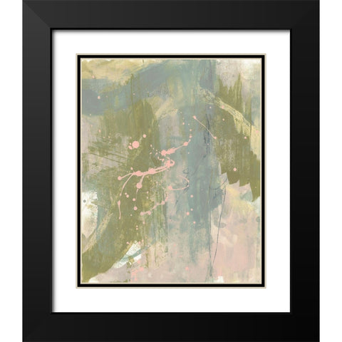 Op Splash I Black Modern Wood Framed Art Print with Double Matting by Goldberger, Jennifer
