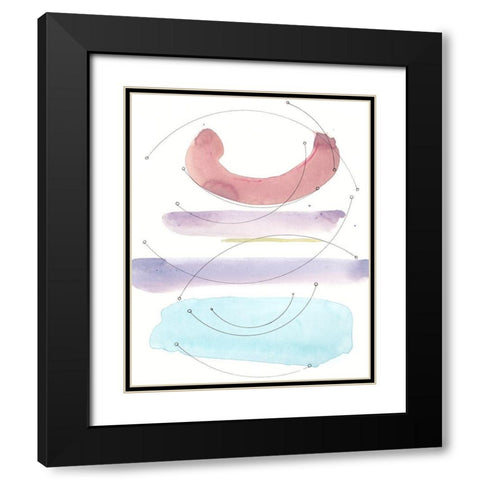 Desert Series III Black Modern Wood Framed Art Print with Double Matting by Delamater, Rob