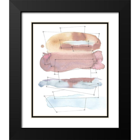 Desert Series V Black Modern Wood Framed Art Print with Double Matting by Delamater, Rob