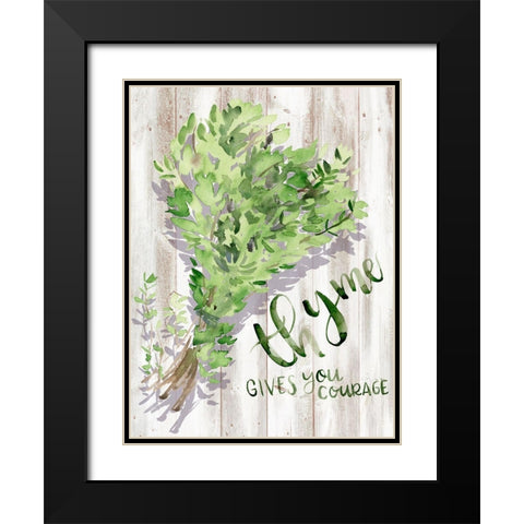 Green Witch IV Black Modern Wood Framed Art Print with Double Matting by Parker, Jennifer Paxton
