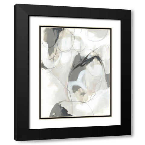 Cloudbank Sonata I Black Modern Wood Framed Art Print with Double Matting by Vess, June Erica
