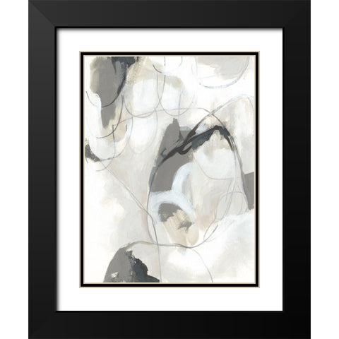 Cloudbank Sonata I Black Modern Wood Framed Art Print with Double Matting by Vess, June Erica