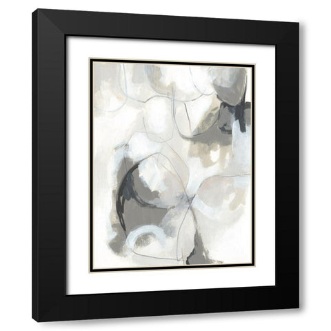 Cloudbank Sonata II Black Modern Wood Framed Art Print with Double Matting by Vess, June Erica