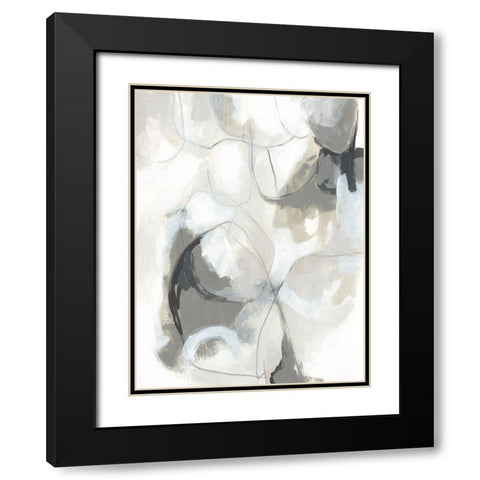 Cloudbank Sonata II Black Modern Wood Framed Art Print with Double Matting by Vess, June Erica