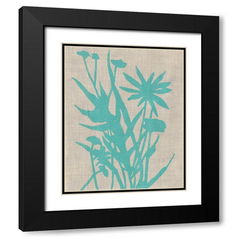 Dusk Botanical II Black Modern Wood Framed Art Print with Double Matting by Zarris, Chariklia