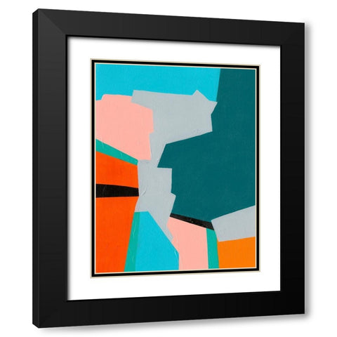 Reunification I Black Modern Wood Framed Art Print with Double Matting by Moore, Regina