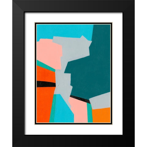 Reunification I Black Modern Wood Framed Art Print with Double Matting by Moore, Regina