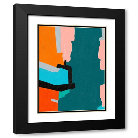 Reunification II Black Modern Wood Framed Art Print with Double Matting by Moore, Regina