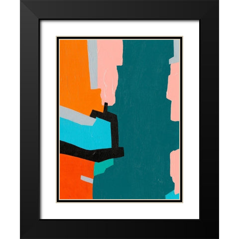 Reunification II Black Modern Wood Framed Art Print with Double Matting by Moore, Regina