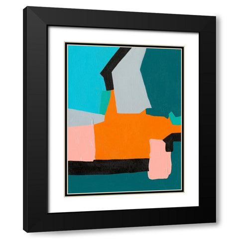 Reunification III Black Modern Wood Framed Art Print with Double Matting by Moore, Regina