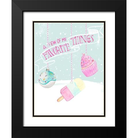 Candy Christmas II Black Modern Wood Framed Art Print with Double Matting by Parker, Jennifer Paxton