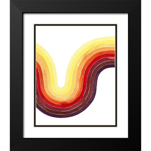 Heatwave II Black Modern Wood Framed Art Print with Double Matting by Popp, Grace